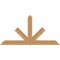 Ekena Millwork Saratoga Timber Gable Bracket, Western Red Cedar, 48"W x 24"H x 3 1/2"D x 3 1/2"F, 12/12 Pitch GBW048X24X0404SAR00SWR - alternate 1